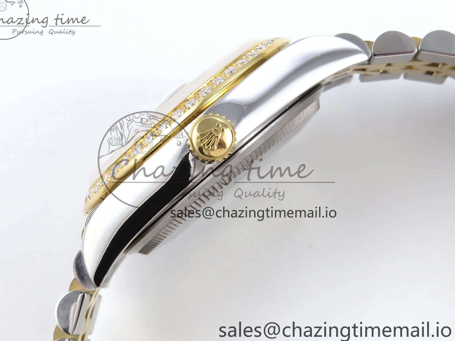 JARF DateJust Diamonds Steel Bracelet Silver 1:1 904L Jubilee Edition Roman Dial on 31 YG 278383RBR Best SS HZ2236 0521
